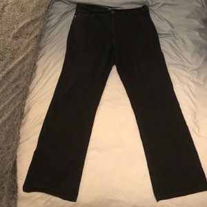 16 LONG Levi’s Perfectly Slimming 512 Black Bootcut Jeans